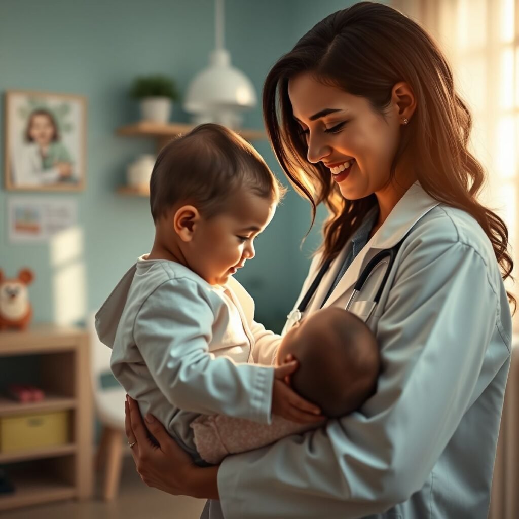 jaleco branco e o medo do pediatra – como ajudar o bebê?