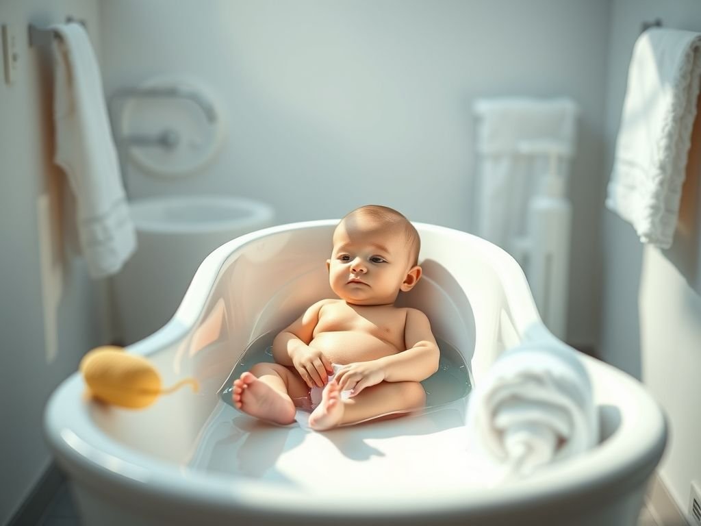 A melhor maneira de Banho de Bebê
