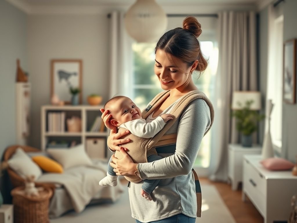 A melhor maneira de Ergonomia para Bebês